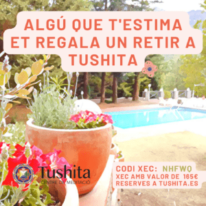 Cheque regalo retiro en Tushita